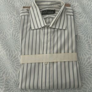 Ike Behar for Bergdorf Goodman men’s long sleeve dress shirt 15.5/33